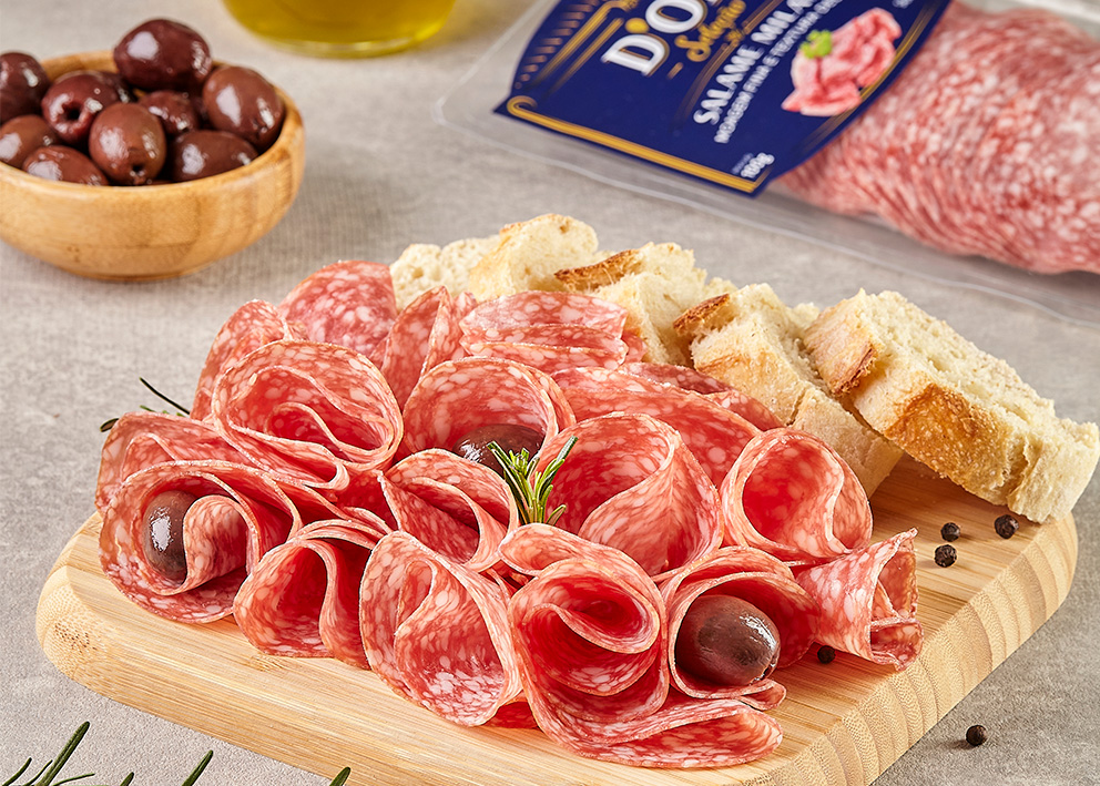 Salame Milano Fatiado 100g D'or Seleção